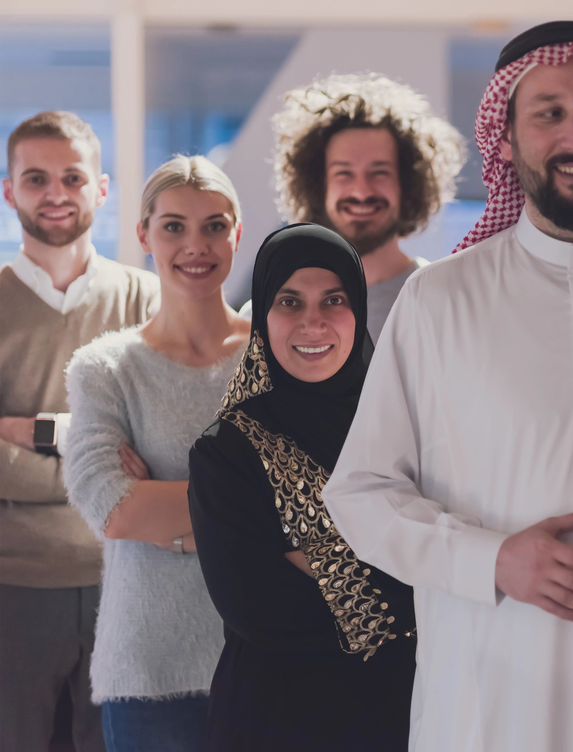 Retail operations team portrait