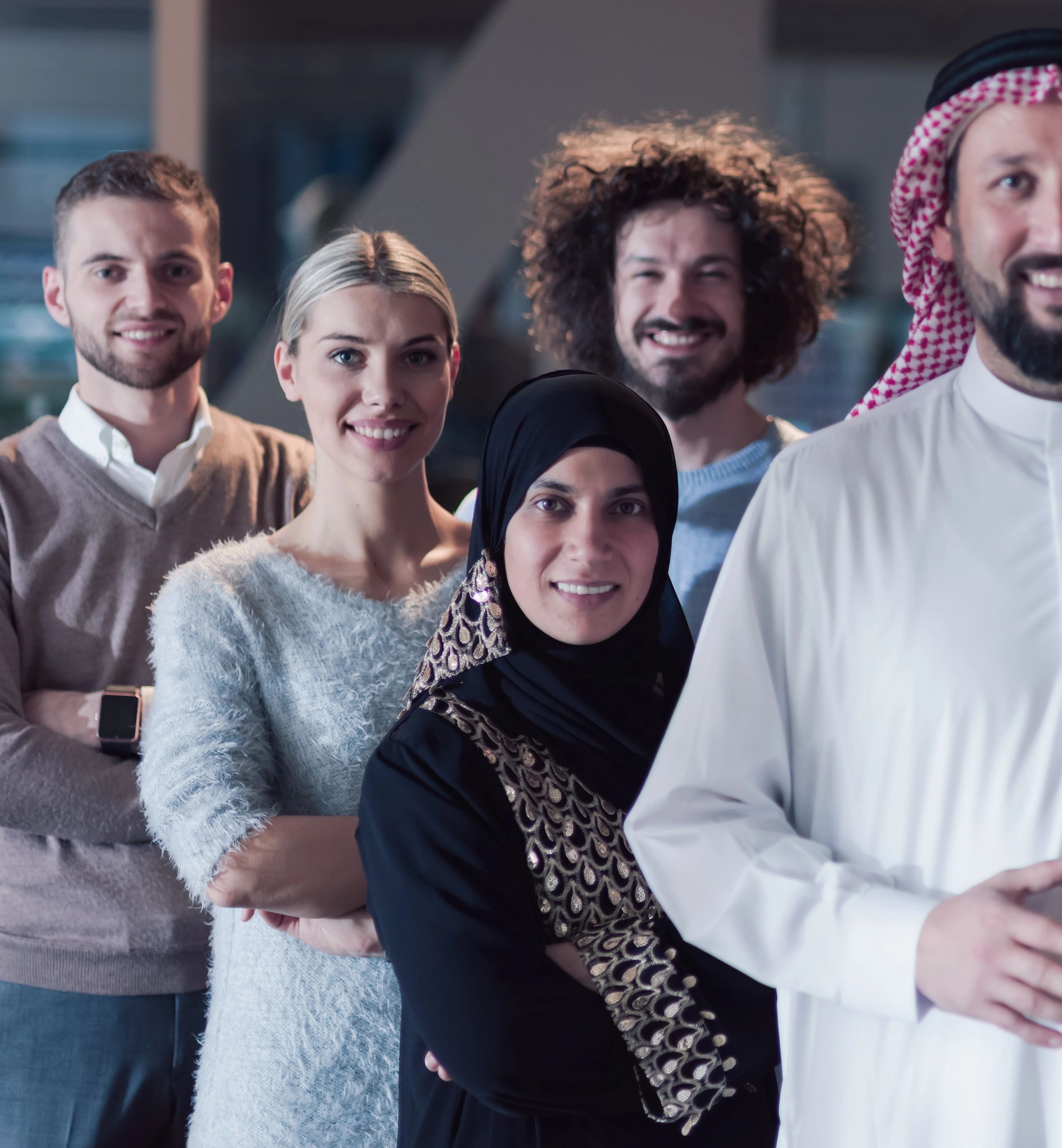 Professional team portrait representing values-led retail