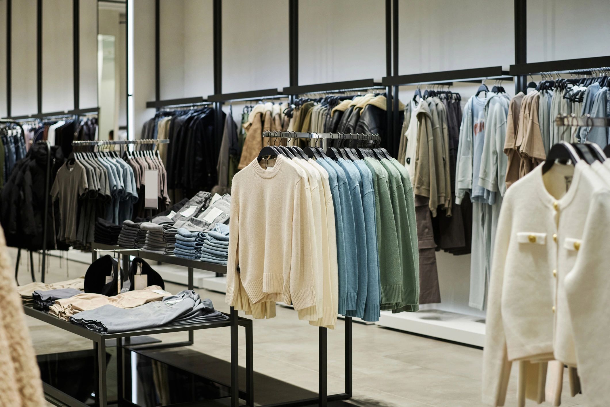 Clean retail interior representing a trustworthy shopping environment